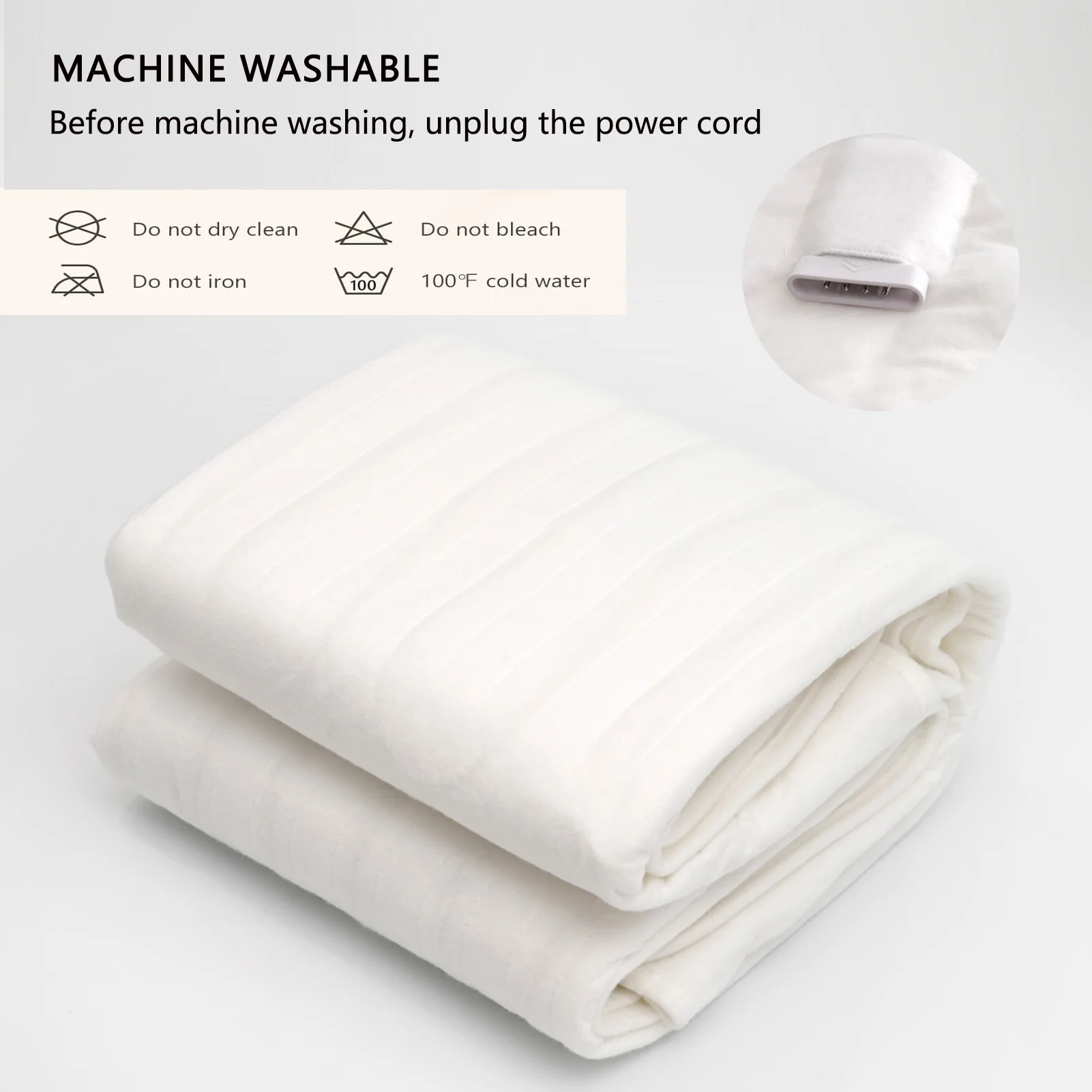 Punch Polyester Electric Blanket, ETL, 120V, Us Plug - detail 12