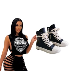 2023 New Fashion Matching Hollow Out Print Tops + Ankle Leather Women Boots 2 Piece Outfits Set