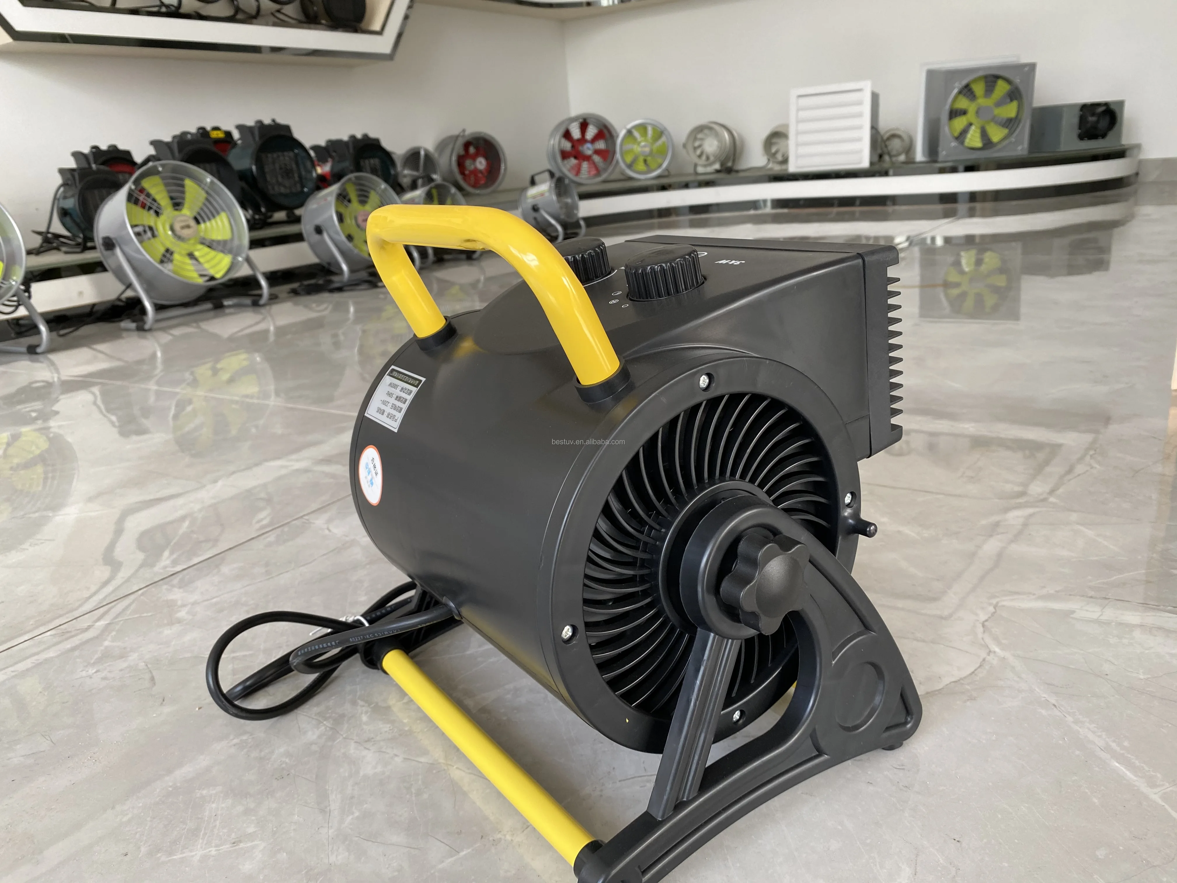 Heating Element Electric Fan, 3000W, PTC, Portable - detail 2