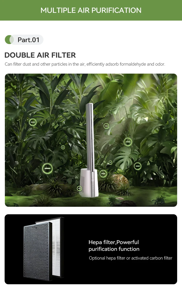 Tower Fan, 36W, Plastic - detail 16