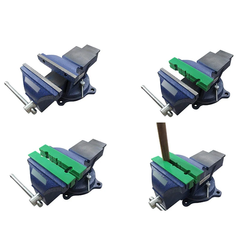 2 Pieces/set Vise Jaw Pads Covers Protectors Soft Grip Jaw 4/