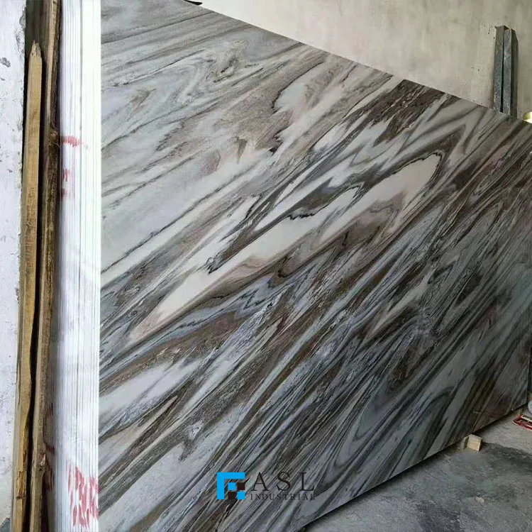 Factory direct cheap price blue sands marble marmol azul precio river grey marble stone