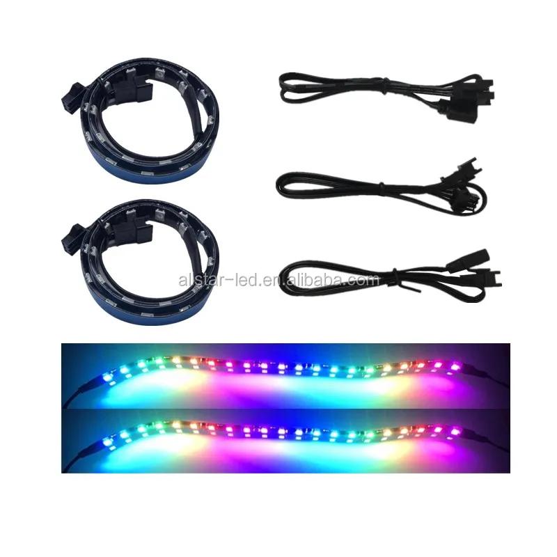 Talloos Controverse hersenen Rgb Led Strip For Pc 5v 3-pin Rgb Led Headers Compatible With Asus Aura Rgb, Msi Mystic Light,Asrock Aura Rgb Motherboard - Buy Pc Rgb,Pc Rgb Led Strip,Pc  Rgb Lights Product on Alibaba.com