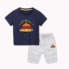 Clothing Wholesale Summer Fashion Children's Boutique Clothing Cotton 2 Piece Set For Kids Boy