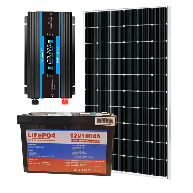 Cheaper Price All In One Solar Panels System Complete Kit 1KW 12V 100Ah Solar Energy Storage System