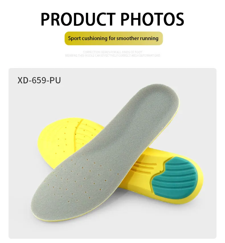 High Elastic Shock-Absorbing Sports Insoles for Men & Women High Elastic Shock-Absorbing Sports Insoles for Men & Women