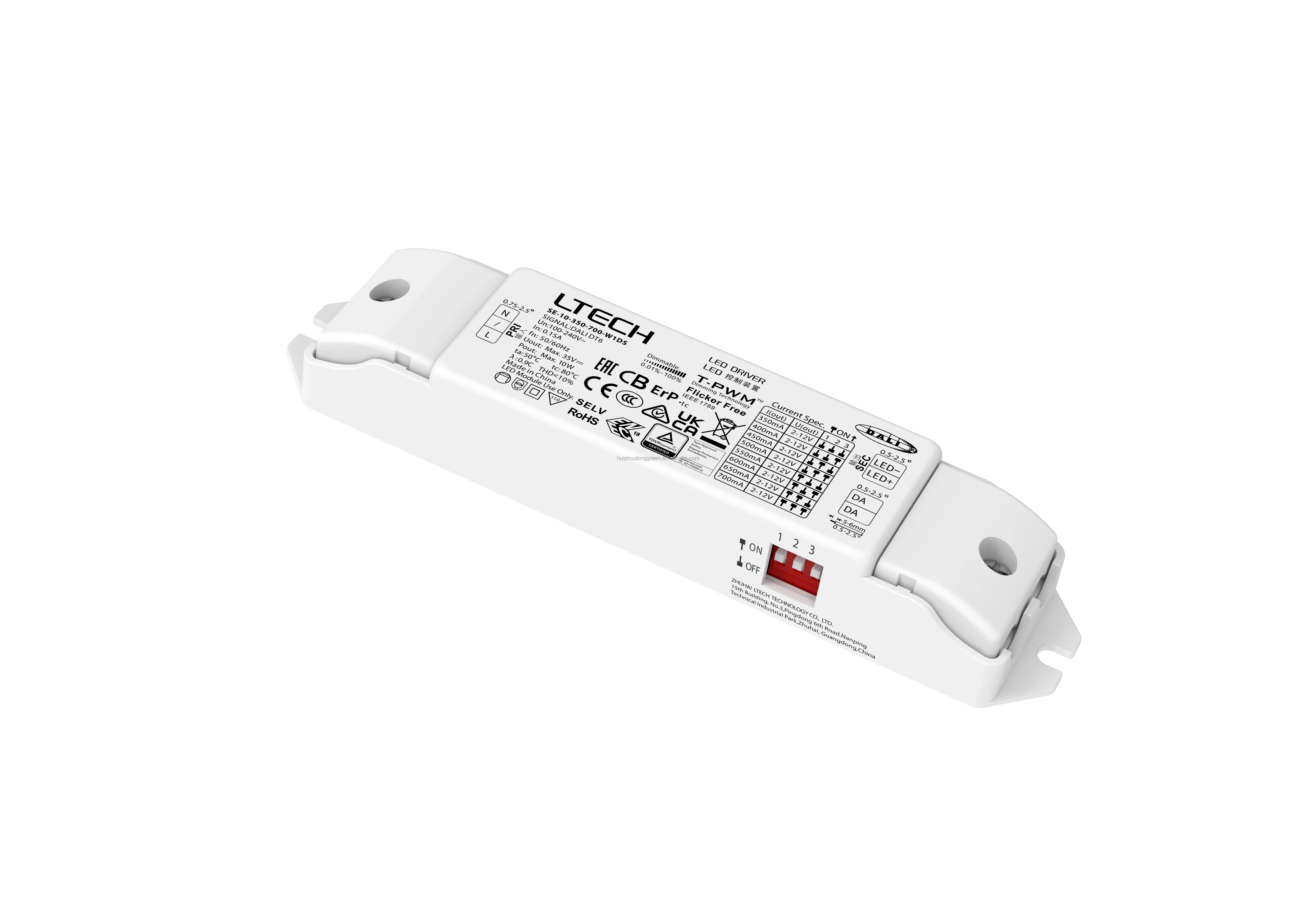 Ltech W Ma Cc Dali Driver Se W Ds Dali Dimmable