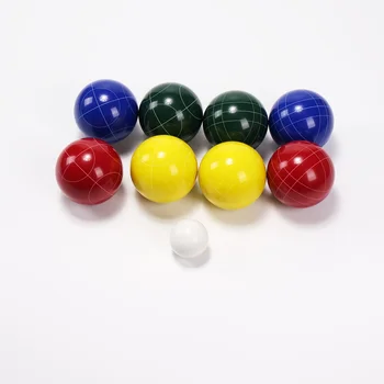 Premium Backyard 100mm Resin Bocce Ball Set for Family Bocce Ball Yard and Lawn Games