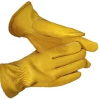 Work Gloves High Quality Gloves High Quality Thickened Plush Cowhide Work Gloves Resistance Leather Safety Working Gloves