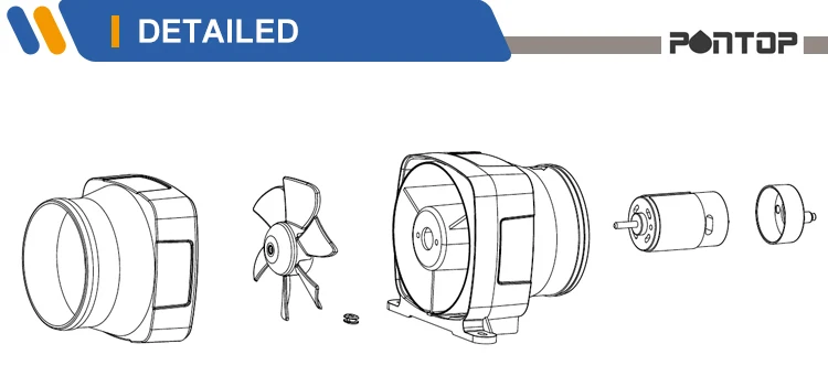 Centrifugal Blower, 12V/24V, 270, CFM - detail 6