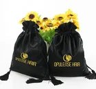 Satin Bags Bag Satinsatin Custom Private Label Hair Wig Extension Custom Satin Bags Wig Storage Bag