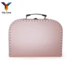 Suitcase Packaging Light Pink Paper Suitcase Gift Packing For Child Hot Products Cardboard Mini Suitcase