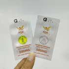 Bag For Cigarette Aluminum Foil Bag Weed Pouth 3 Side Sealed Plastic Packing Bag For Fruit Flavor Cigarette