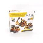 Assemble Model Toy New Diy Solar Engineering Children Education Assemble Model Pushdozer DIY STEM Vehiche Toy For Kids