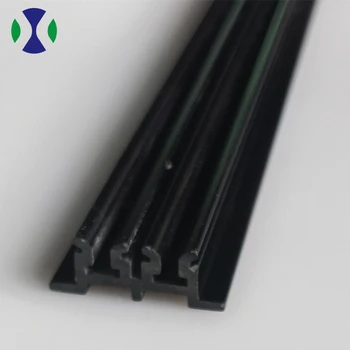 hot sales black Plastic Profile Special Extruded Plastic PVC profile for track rail XL1016