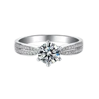 Ring Diamond Engagement Ring Diamond Big Stone Diamond Ring Set Moissanite Wedding Ring Women Jewelry