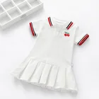 Clothing Kid Summer Clothing Polo Sports Pleated Dresses Casual Polo Dress For Girls