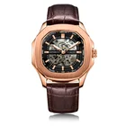 Watch Analog Top Selling Automatic Luxury Customize Popular Skeleton Watch Square For Men Wrist Analog