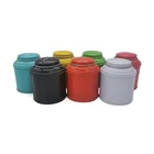 Tin Tin Custom Printing Cylinder Lipton Green Tea Bag Metal Tin Can With Airtight Metal Lid