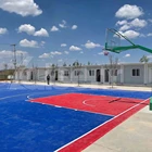 PP Interlocking Suspended DIY Sports Event Multi Purpose Plastic Outdoor Basketball Court Flooring