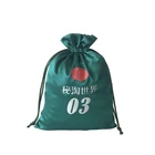 Silk Wedding Bags Satin Bag Custom Logo Silk Wedding Gift Packaging Pouches Drawstring Satin Candy Bags