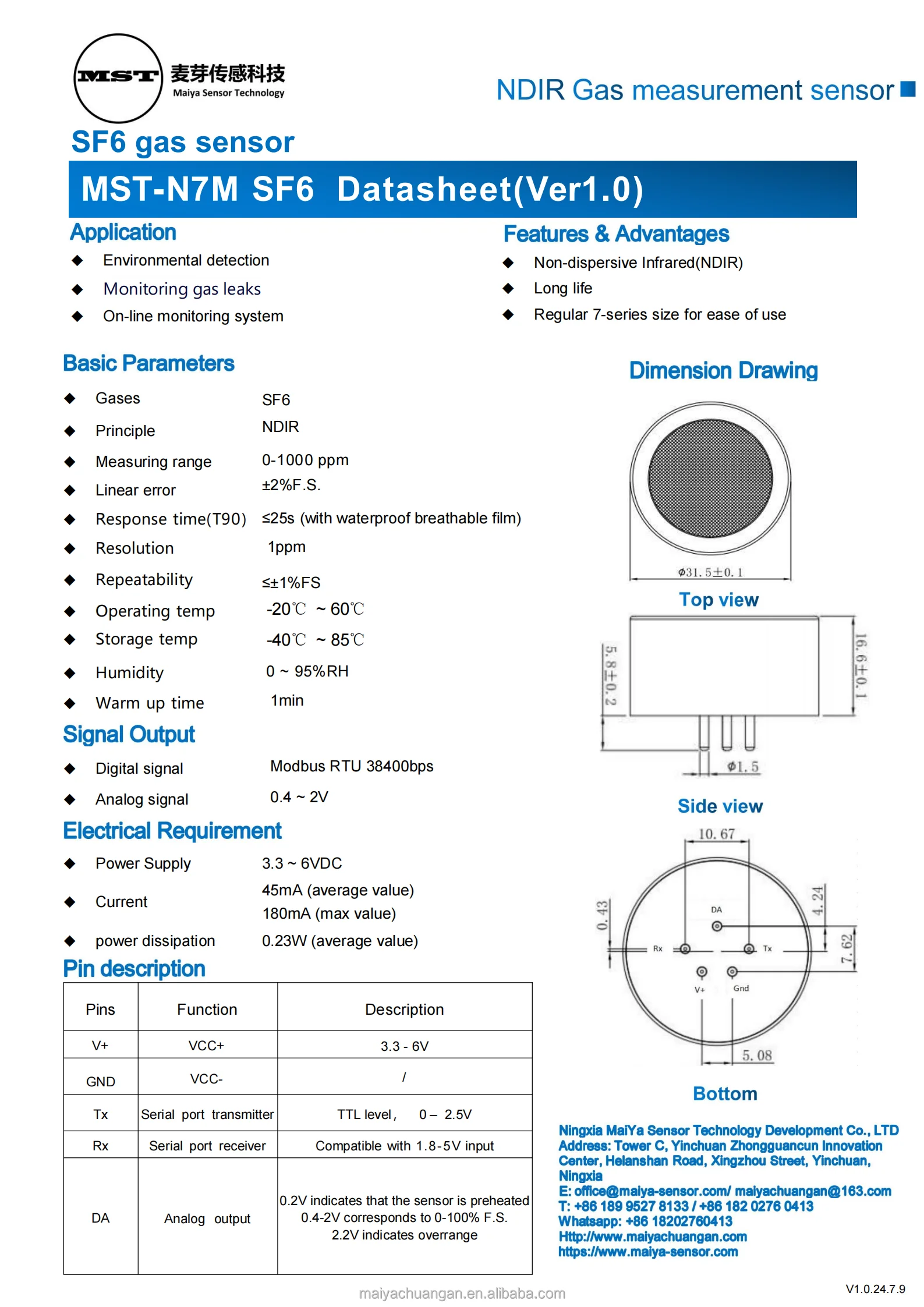 product sf6 gas  range 0 1000ppm ir sensor industrial usage sf6 sulfur hexafluoride  gas analyzer-56