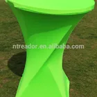 Table Decoration Wholesale Custom Round Stretch Spandex Table Cover Tablecloth Wedding Decoration