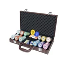 Poker 300pcs Poker Chip Set Chips Case