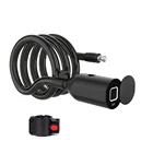 Lock Security Waterproof Lock High Quality Bicycle Lock Security Anti-Theft Fingerprint Lock IPX6 For Outdoor Use.