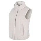 Vest New Woman Wear Outside Wearing Wool Blended Warm Grey Vest For Lady