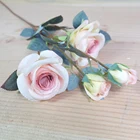 For Wedding Silk Artificial Flower Dome Table Rose For Wedding Decoration Party Satin Customizable Decorative
