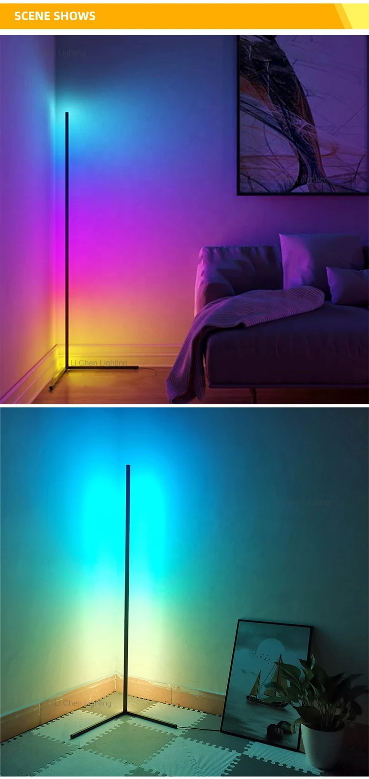 f0038 contemporary style indoor decoration home bedroom living room modern led floor lamp-5
