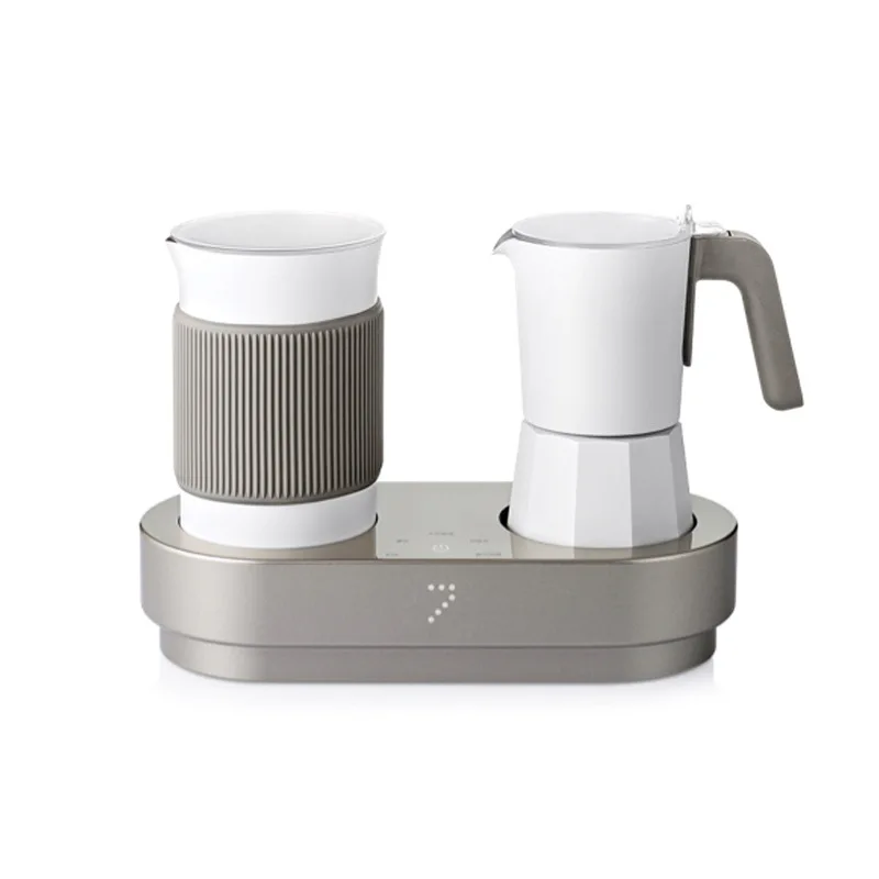 Semi-automatic Stainless Steel Moka Pot 