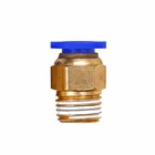 PC10-03 Copper Connection Pneumatic Parts Connector Fitting PC10-04 Thread Straight Connector