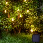 Light String Lights Outdoor New Product Drop Shipping Outdoor IP65 Waterproof S14 LED Bulb Christmas Solar String Light