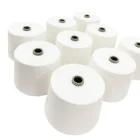 Spun Yarn Raw White Ne 36/1 PV80/20 Spun Yarn For Weaving