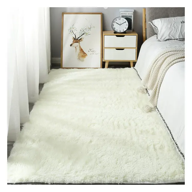 Custom Super Soft Plush Rugs For Living Large Room Bedroom Fluffy Faux Fur Rug Luxury Rug Carpet