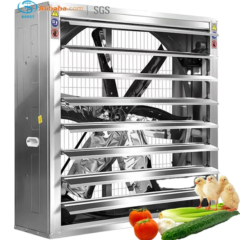 Chicken House Exhaust Fan, 1380mm, Wall, 380V, Axial - detail 2