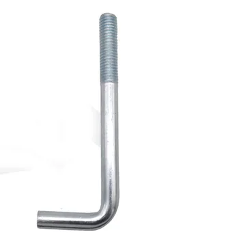 M20 M24 Galvanized L Anchor Bolts L Shaped Anchor Bolt With Nuts And Washer