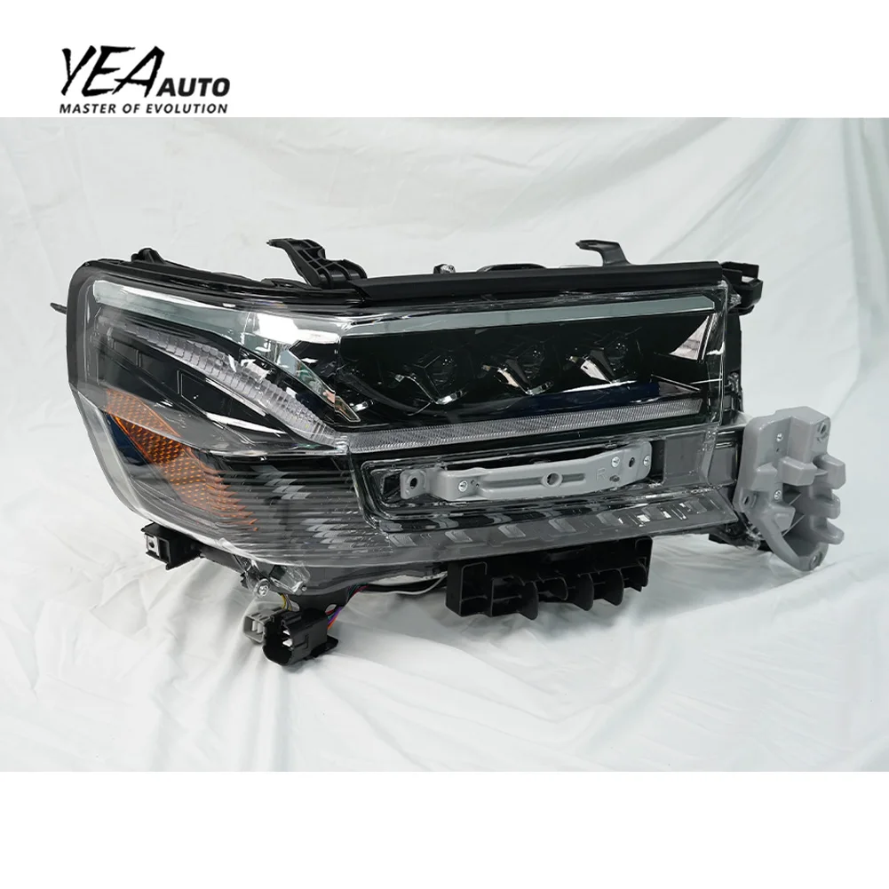 product upgrade 4 lens headlight head light led lights for toyota land cruiser lc200 landcruiser lc 200 fj200 head lamp 2016 2021-5
