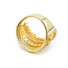 Cubic Ring Luxury Jewelry Cubic Zirconia Vintage Long Finger Ring For Men And Women Bridal Party Ring