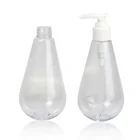 Spray Hot Selling Transparent Cosmetic Spray Bottle Unique Design Bulb Shaped PET Lotion Bottles 300ml