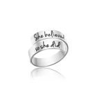 Rings Letter Letter Joycuff 925 Sterling Silver Rings Custom Letter Ladies Rings