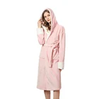 Sleepwear Custom Size White Sleepwear 100% Polyester Soft Flannel Home Bathrobes Bathrobe
