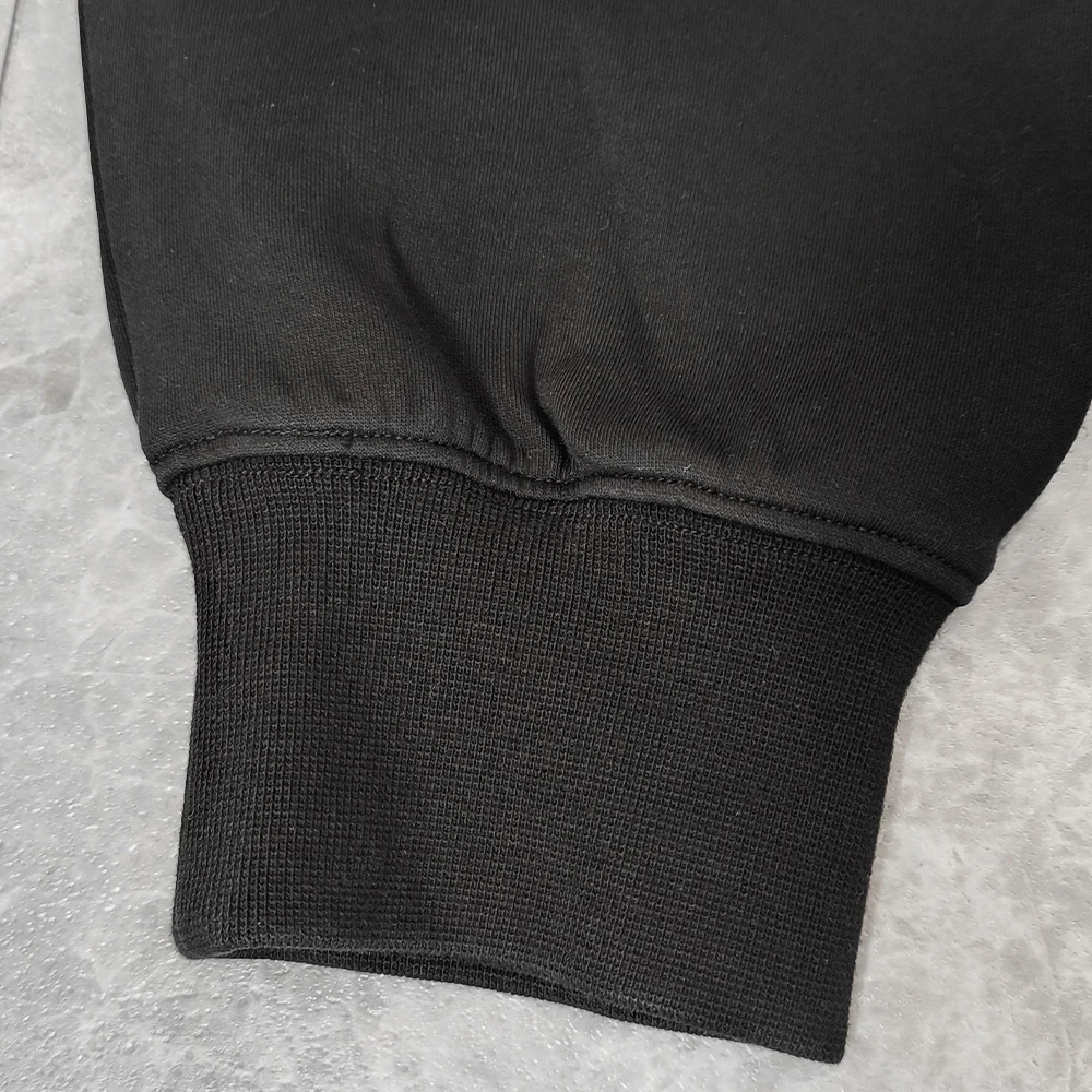 product oem manufacturer double waisted baggy stacked pants sweat suit custom y2k 430gsm embroidery eco friendly breathable winter-4