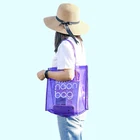 Handbag Cheap Hot Simple Clear Beach PVC Handbag Cheap Transparent Tote Bags Shopping Bag