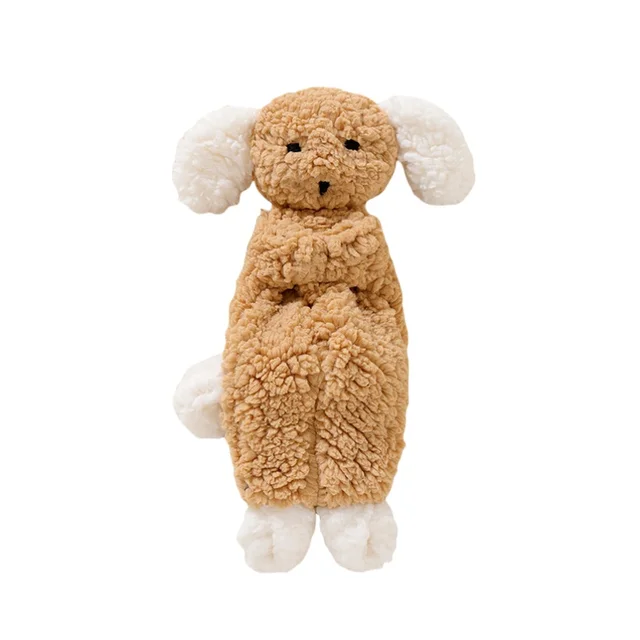 Soothing Doll Baby Soothing animal Towel Baby Lamb Velvet Sleep Soft plush Doll Sleeping toys Finger Doll Newborn Toy