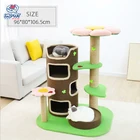 Interactive Cat Tree Scratch Board The Paradise Of Cat House Castle Kitty Villa Nest Cat Toy Tree