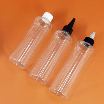 Factory Wholesale Hair Oil Dye Applicator Bottle PET Plastic Squeeze Bottle