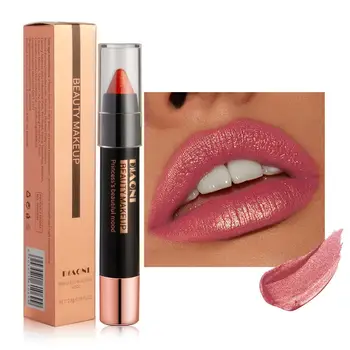 Multi-functional Make-up Stick 3uses for lips  eyeshadow and blusher Makeup pencil with Silver and Gold Shimmer Crayon Lipstick